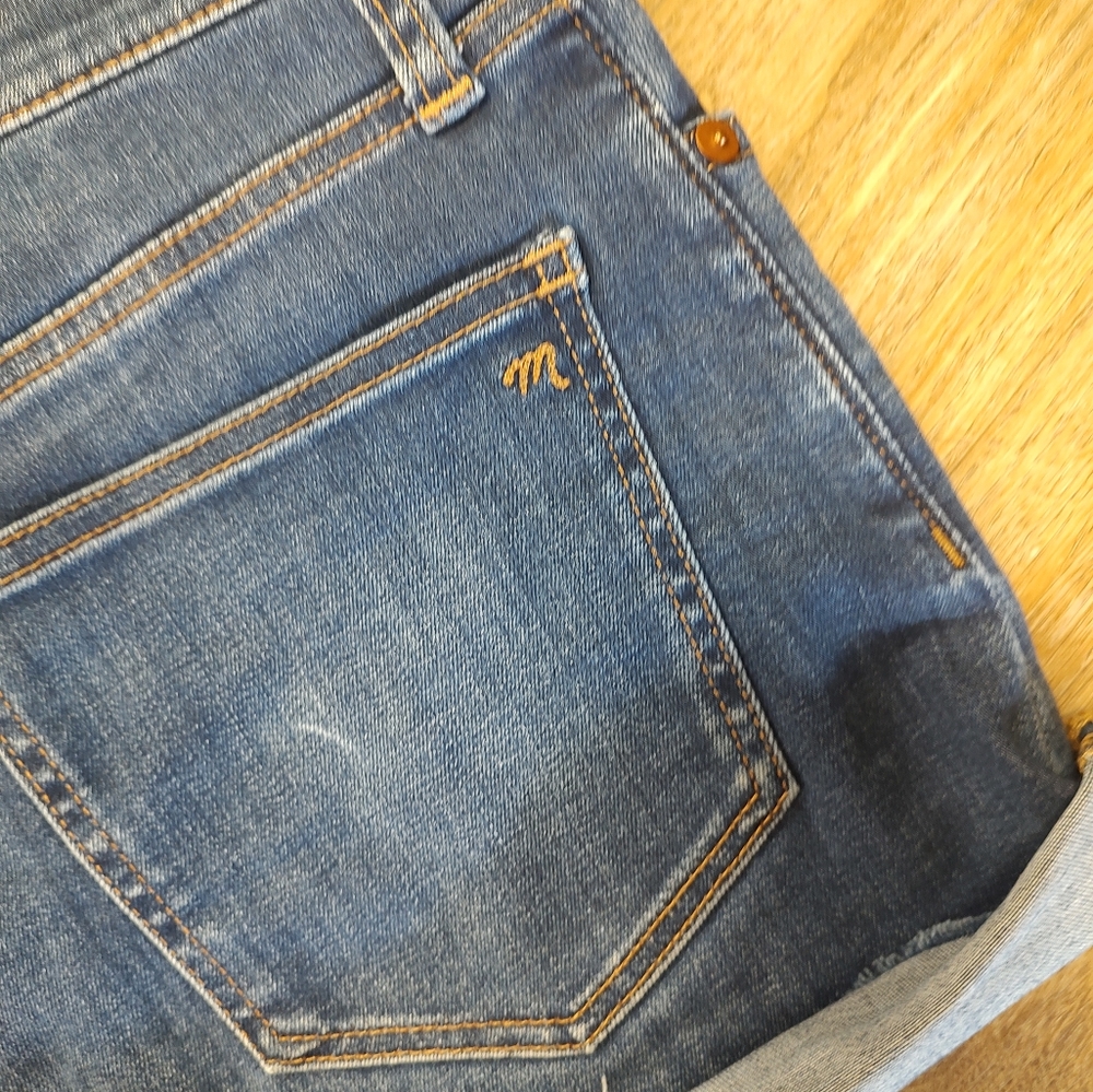 Madewell High Rise Cut Off Shorts 27 - Picture 8 of 12